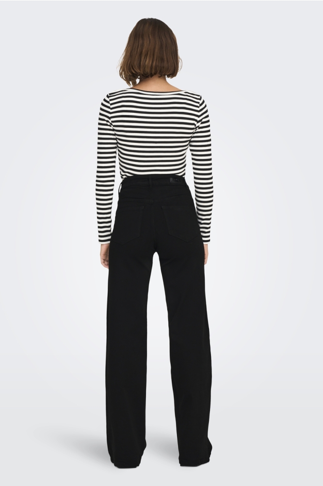 ONLMADISON BLUSH HW WIDE DNM SOO796 15301338 Black Denim